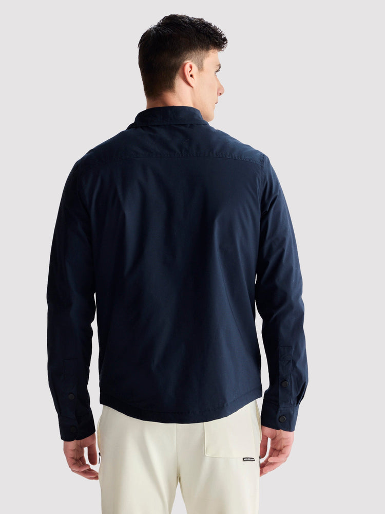 Navy Solid Shacket
