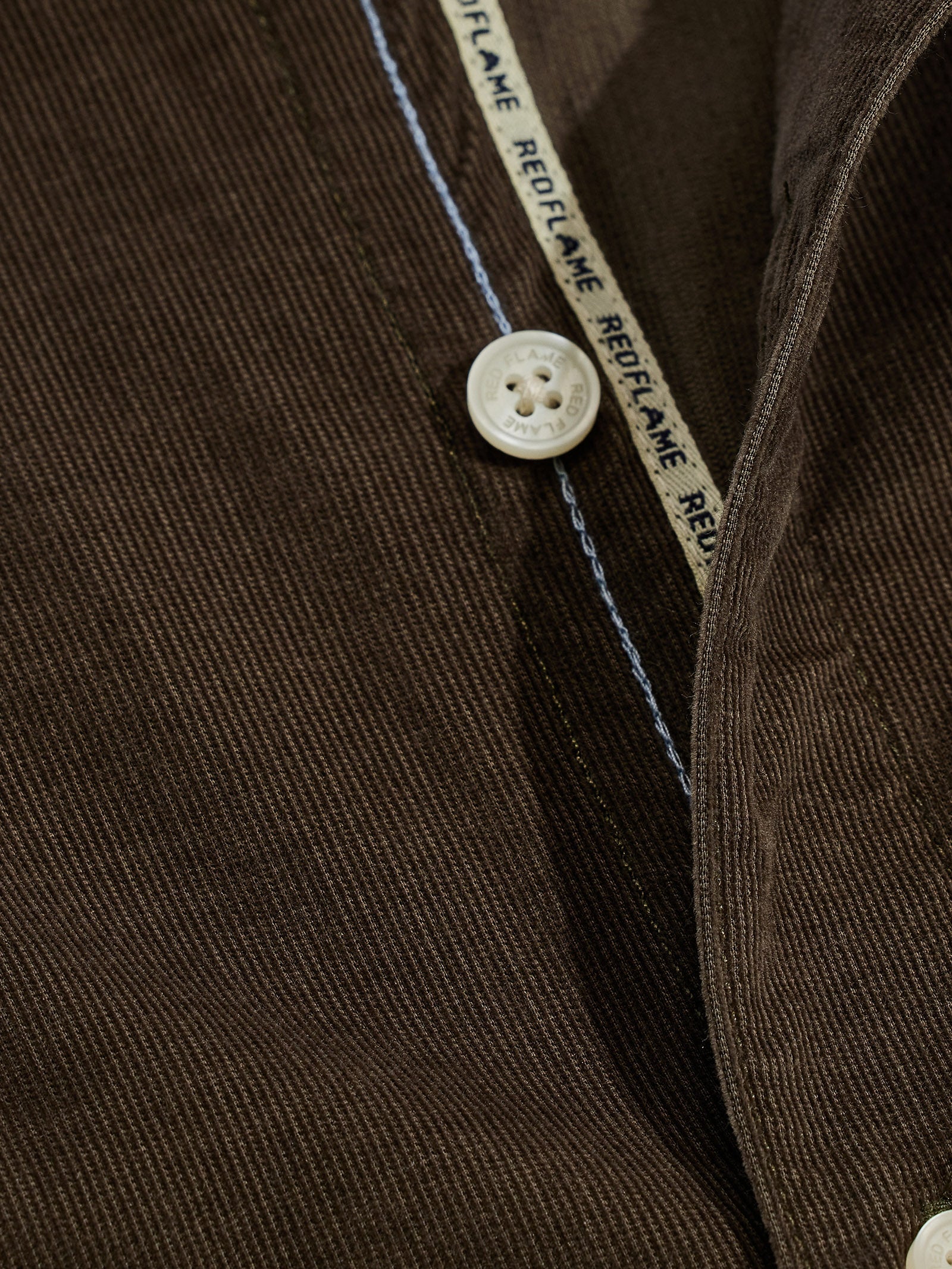 Olive Fine Corduroy Shirt