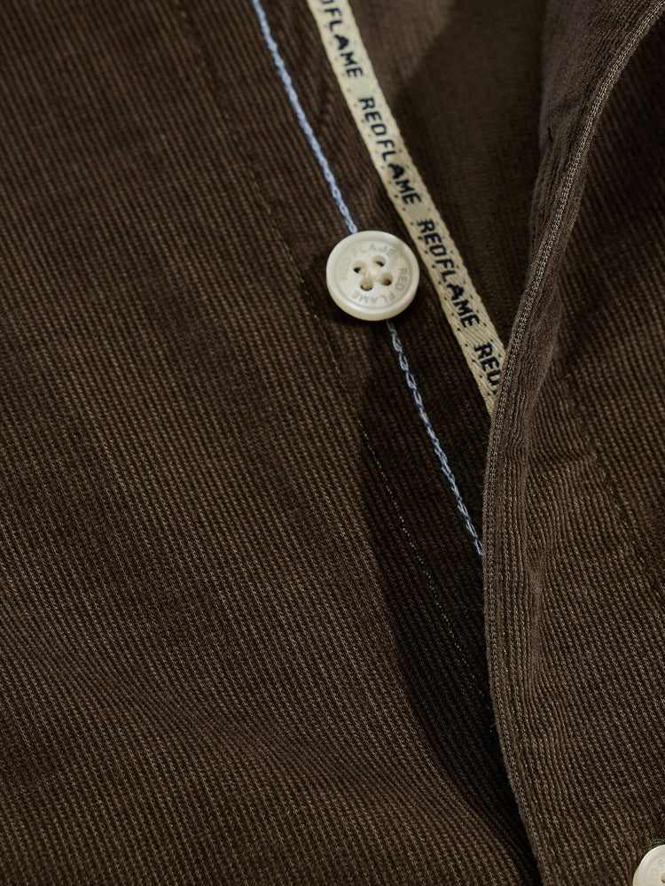 Olive Fine Corduroy Shirt