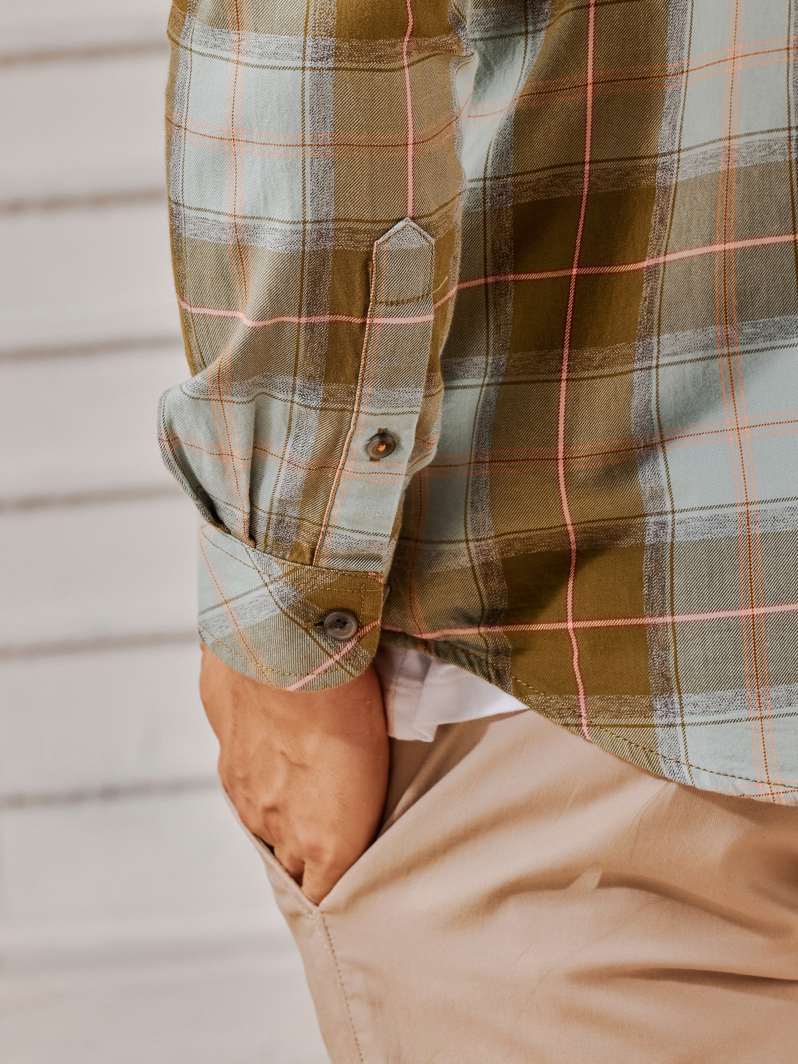 Green Checked Shirt