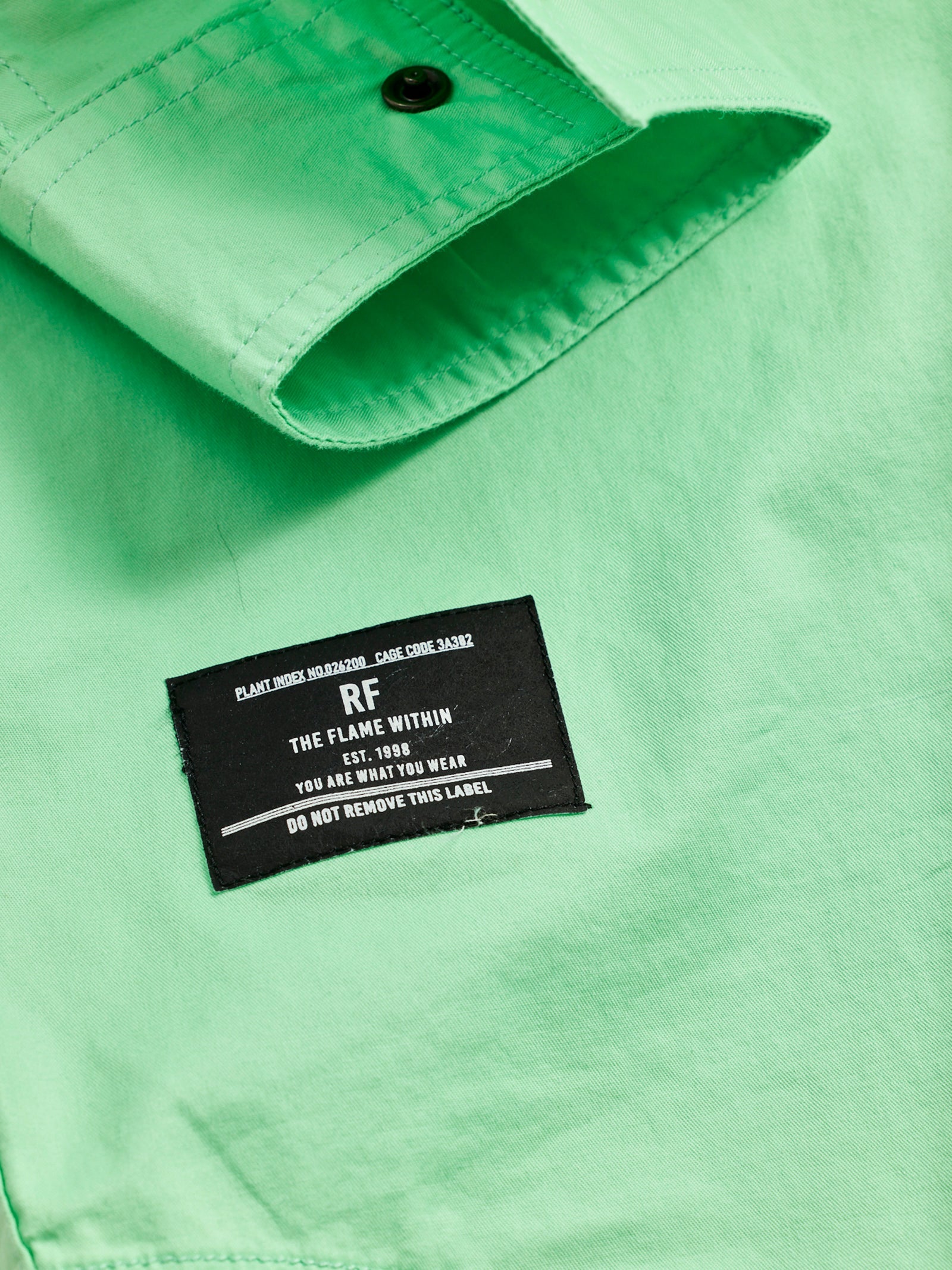 Green Stretch Cargo Shirt