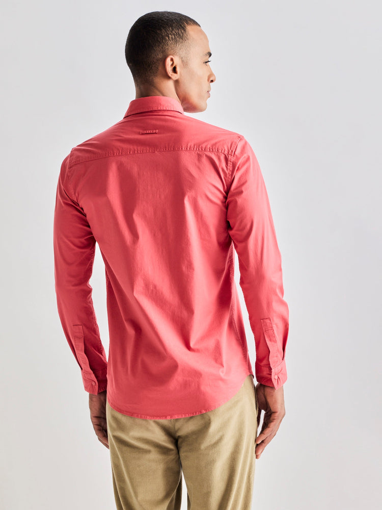 Pink Stretch Cargo Shirt
