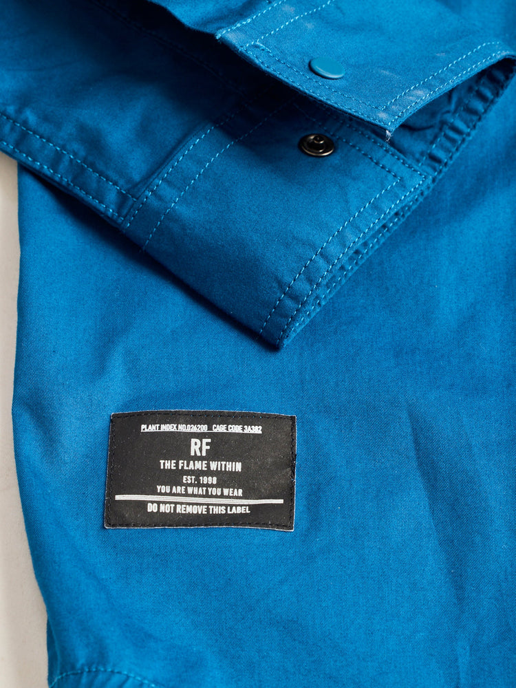 Navy Stretch Cargo Shirt