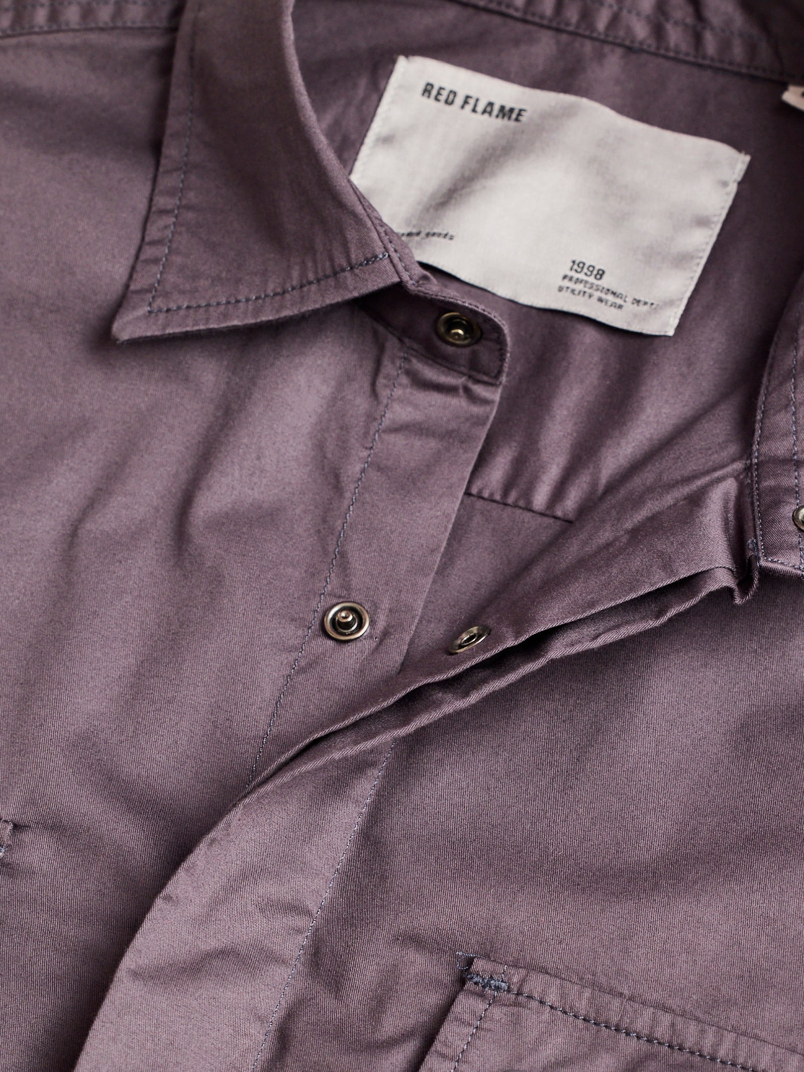 Grey Stretch Cargo Shirt