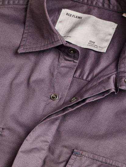 Grey Stretch Cargo Shirt