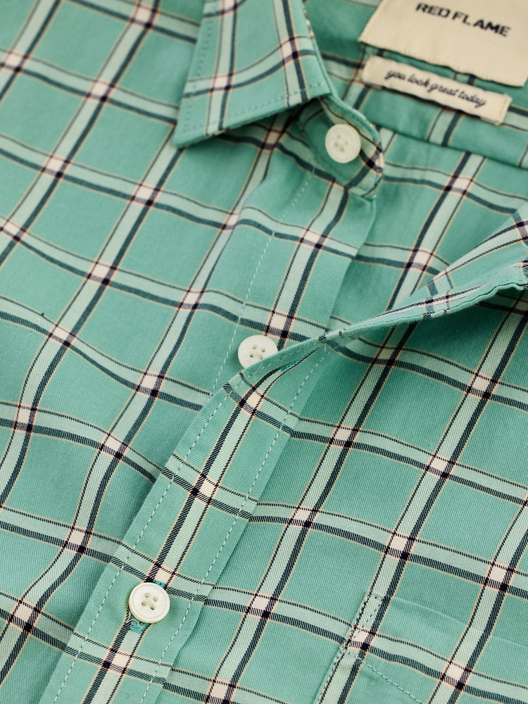 Green Checked Shirt