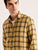 Yellow Checked Stretch Shirt