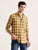 Yellow Checked Stretch Shirt
