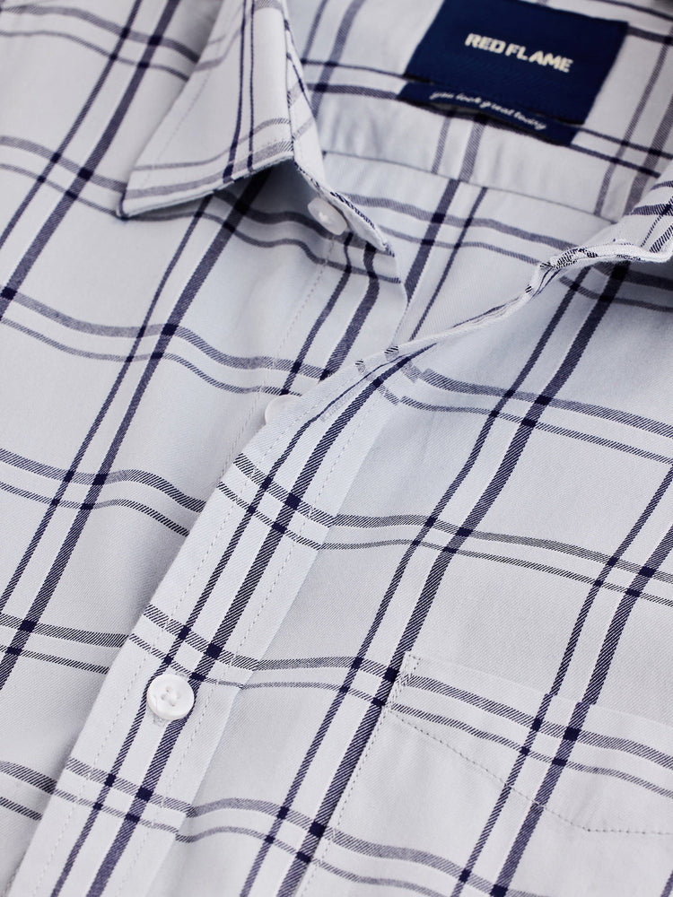 Grey Checked Shirt