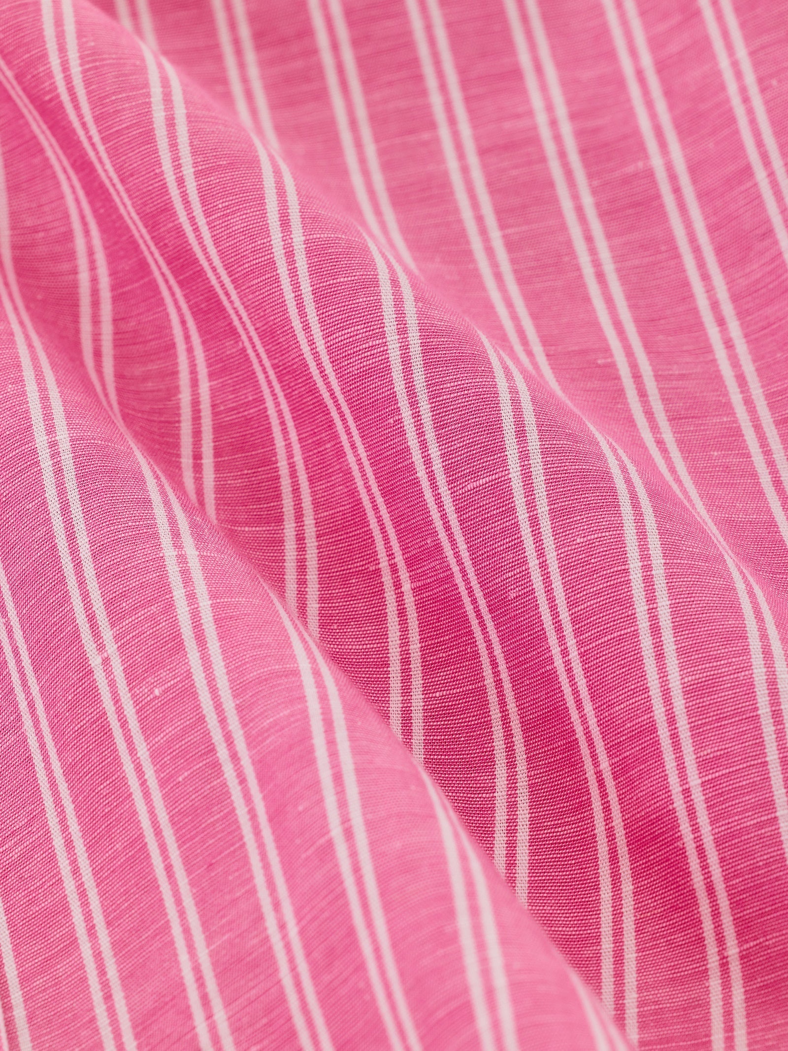 Pink Striped Linen Shirt