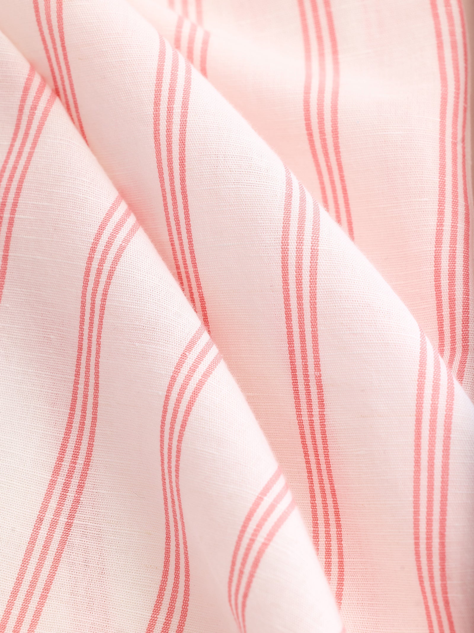 Pink Striped Linen Shirt