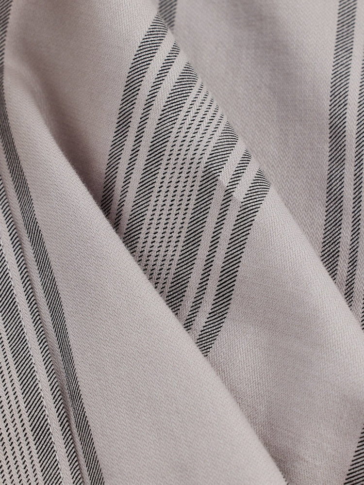 Grey Striped Shirt