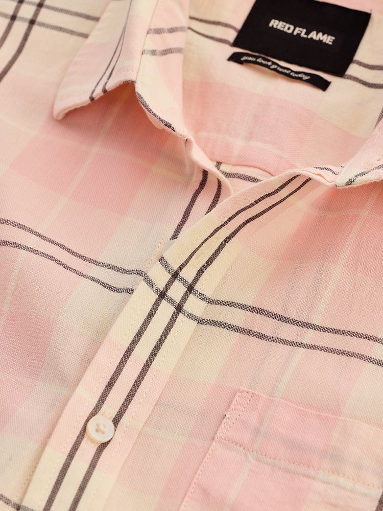 Pink Checked Shirt