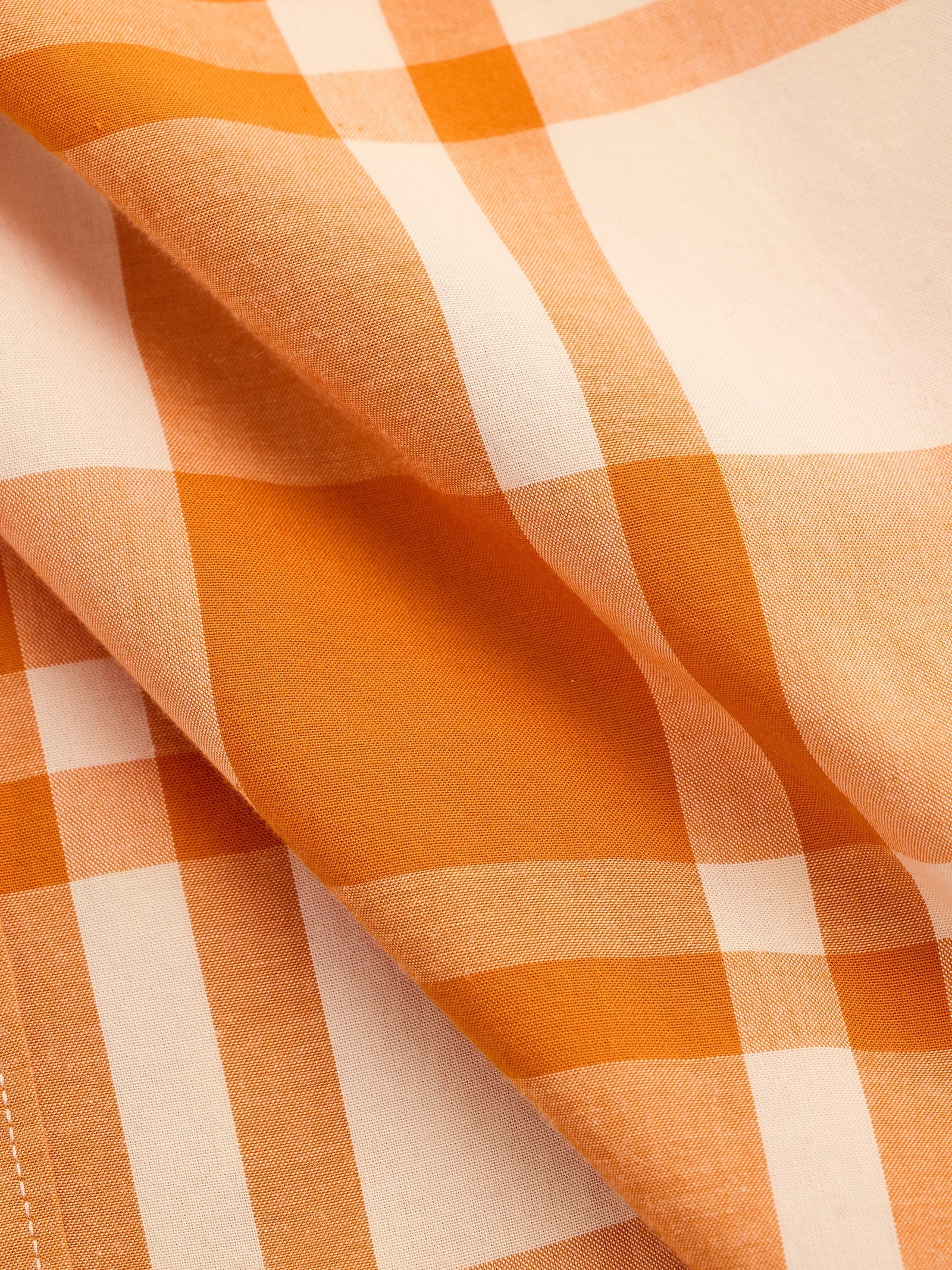 Orange Checked Shirt
