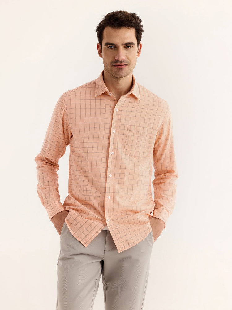 Pink Checked Shirt