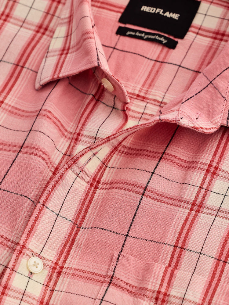Pink Checked Shirt