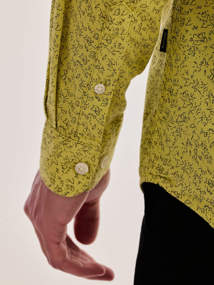 Yellow Printed Shirt