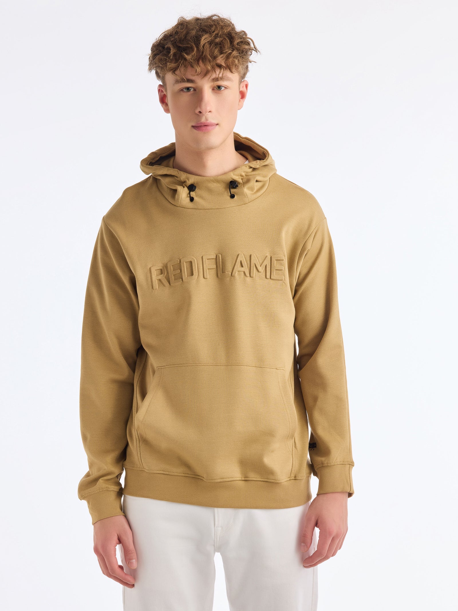 Khaki Hooded Sweatshirt