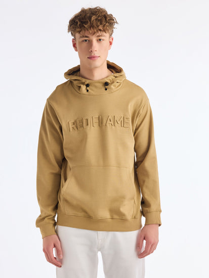 Khaki Hooded Sweatshirt