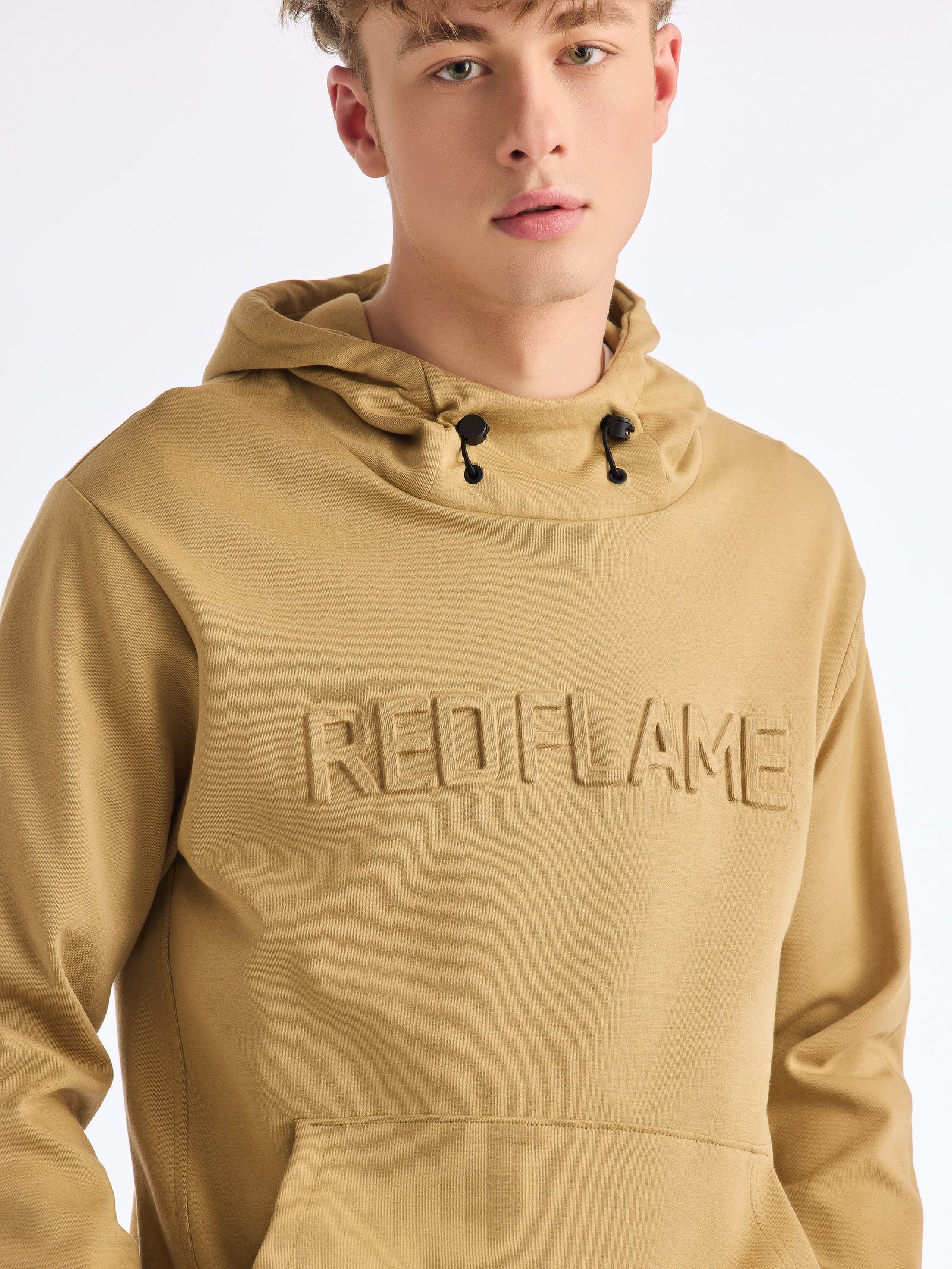 Khaki Hooded Sweatshirt