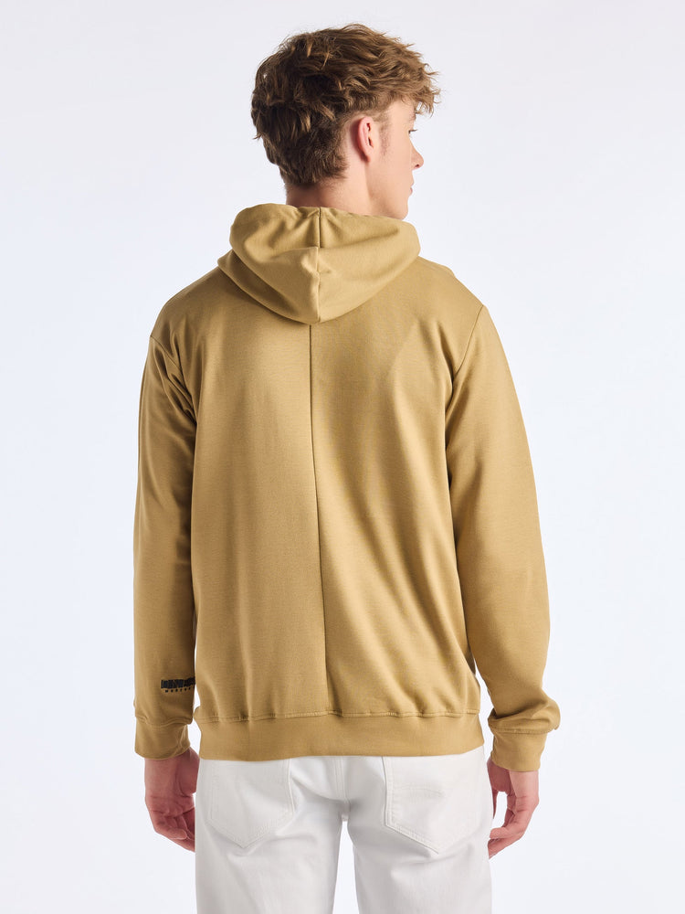 Khaki Hooded Sweatshirt