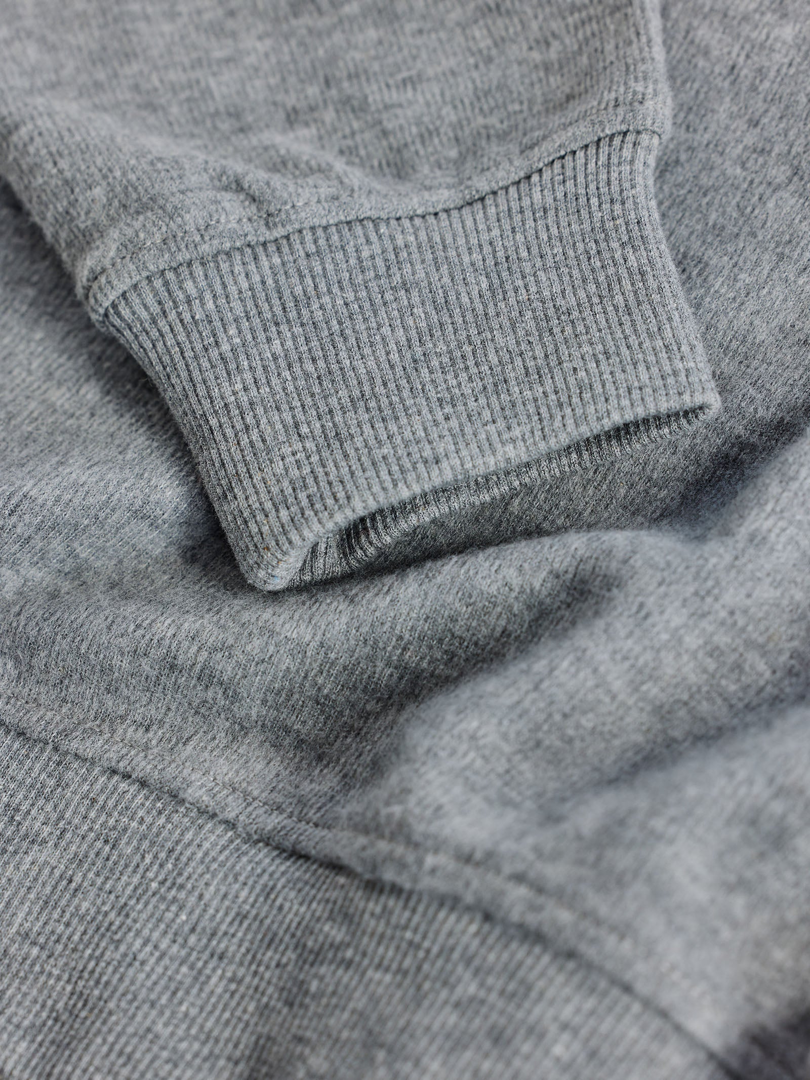 Grey Brushed Crew Neck Sweatshirt