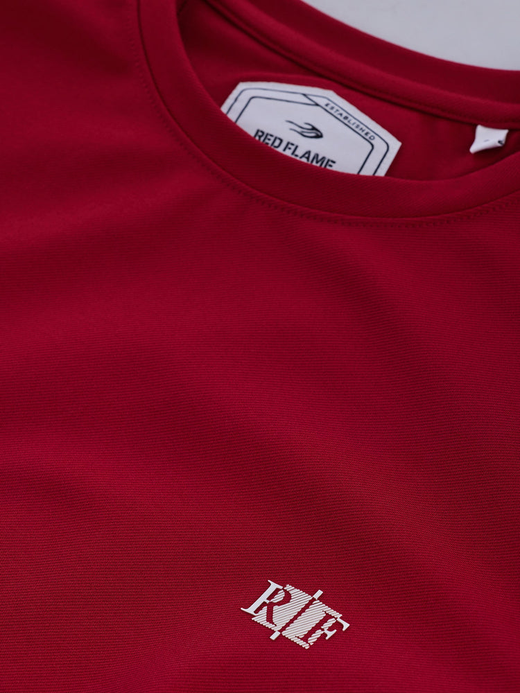 Red Solid Sweatshirt