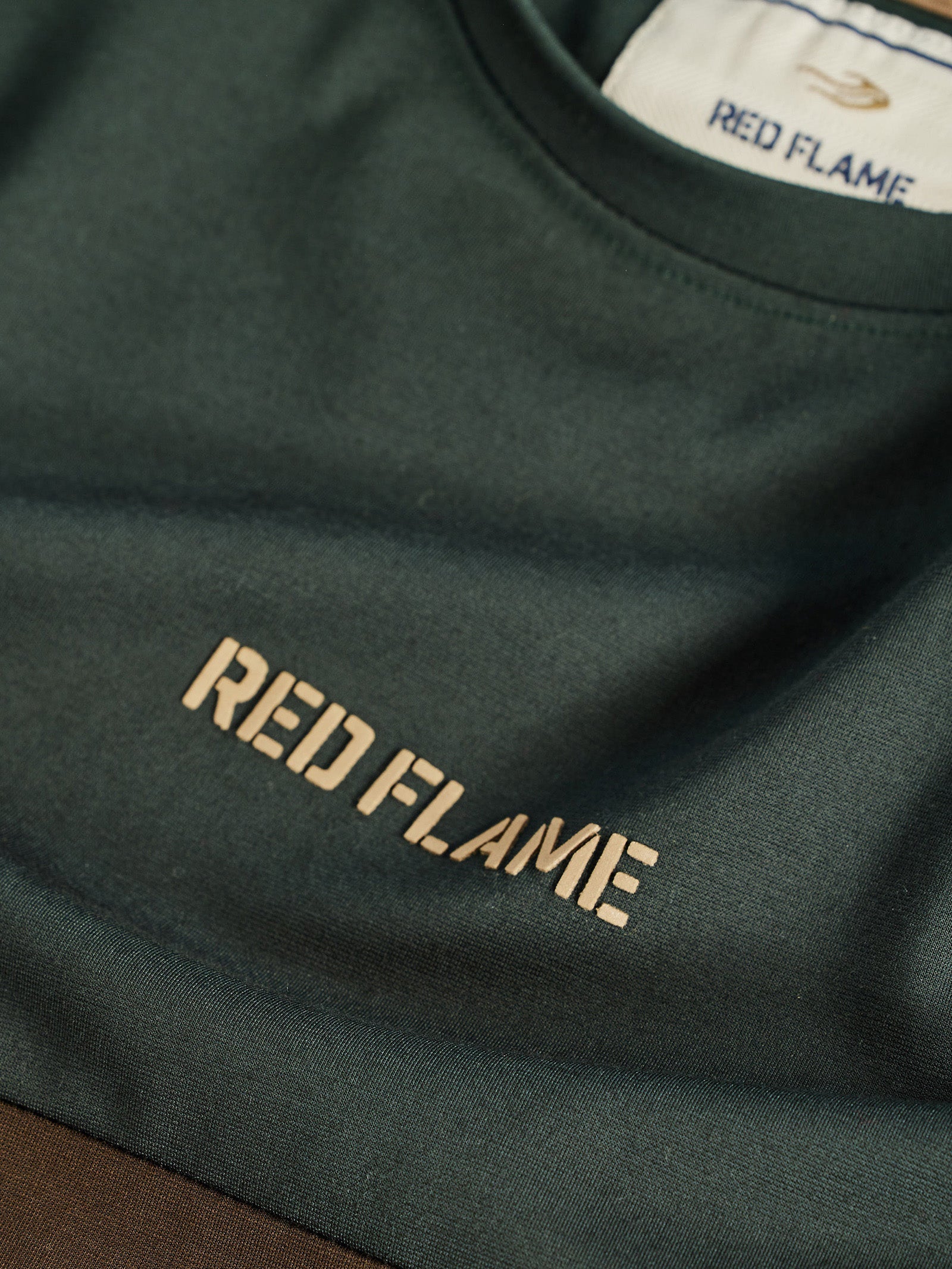 Green Colorblocked 4-Way Stretch Sweatshirt