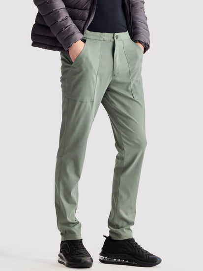 Green Stretch Travel Pant