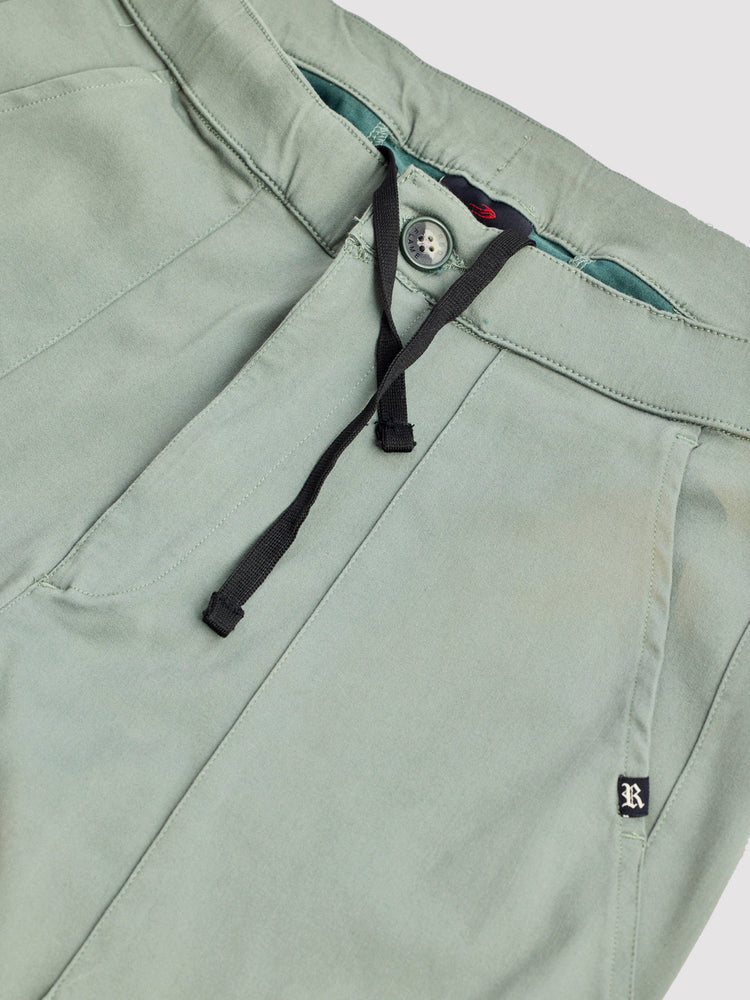 Green Stretch Travel Pant