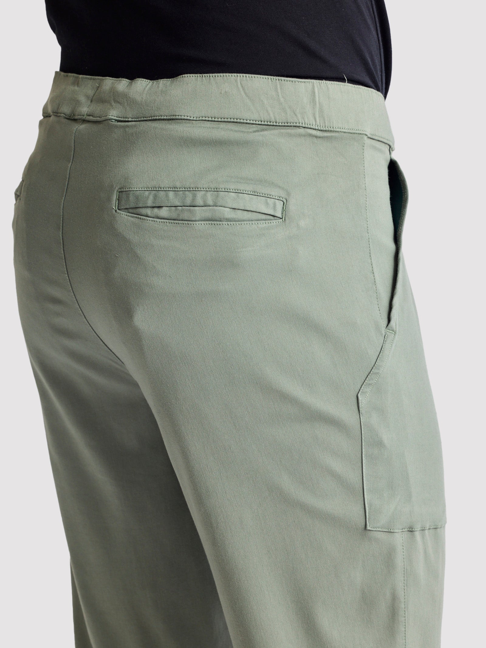 Green Stretch Travel Pant