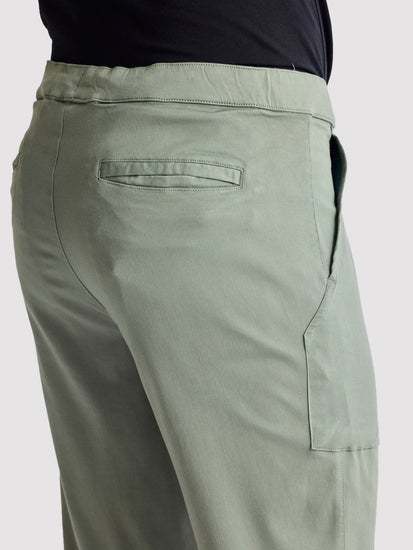 Green Stretch Travel Pant