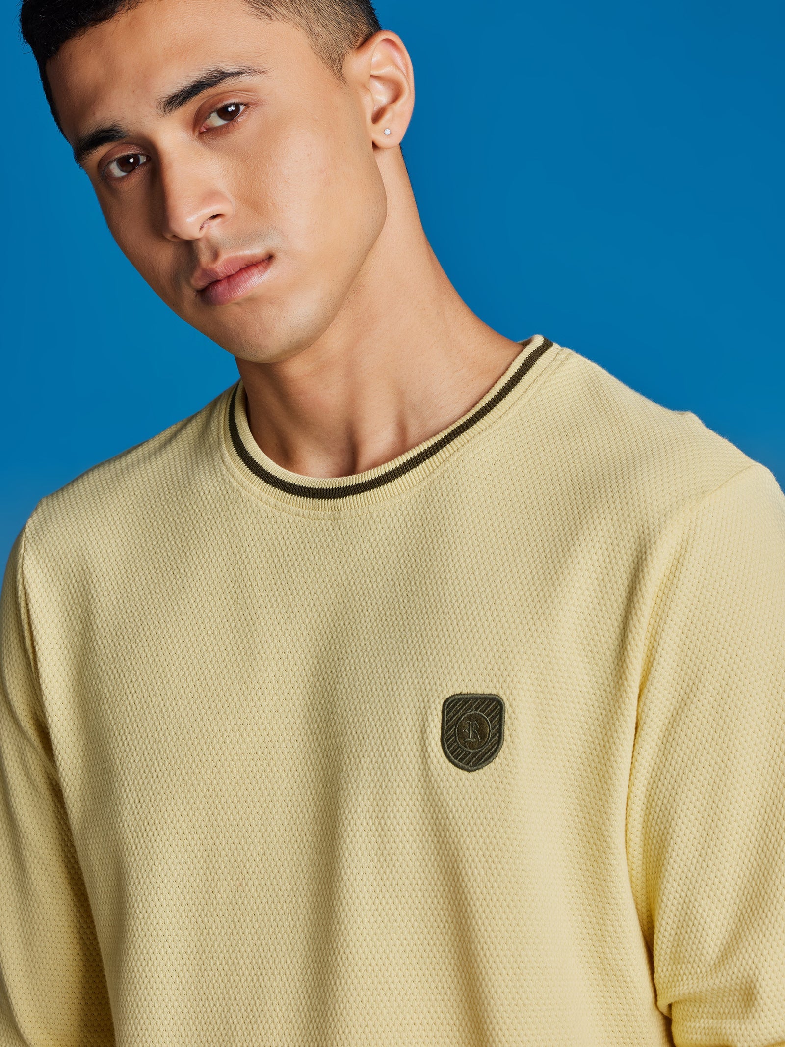 Yellow Popcorn Full Sleeve T-Shirt