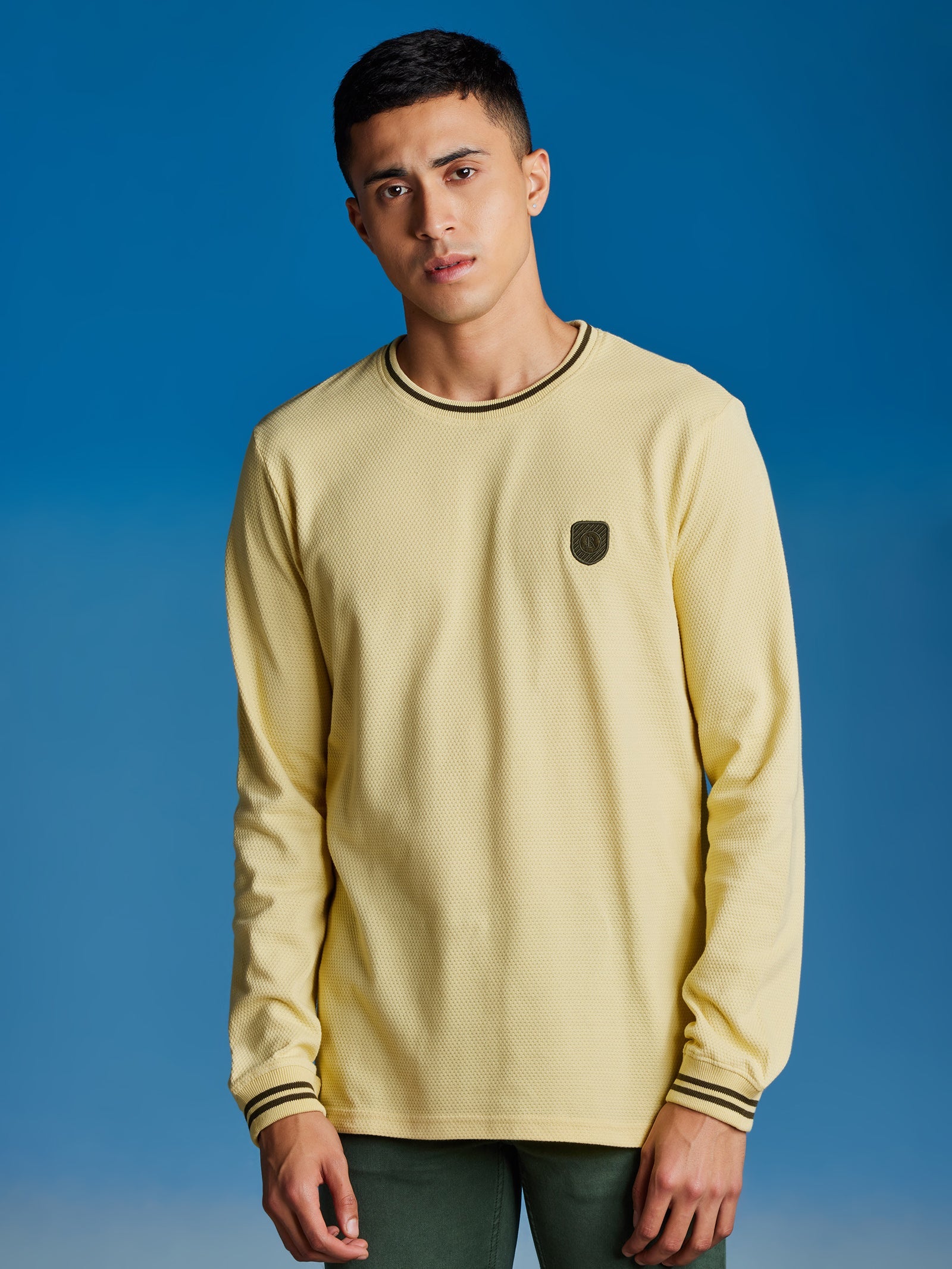 Yellow Popcorn Full Sleeve T-Shirt
