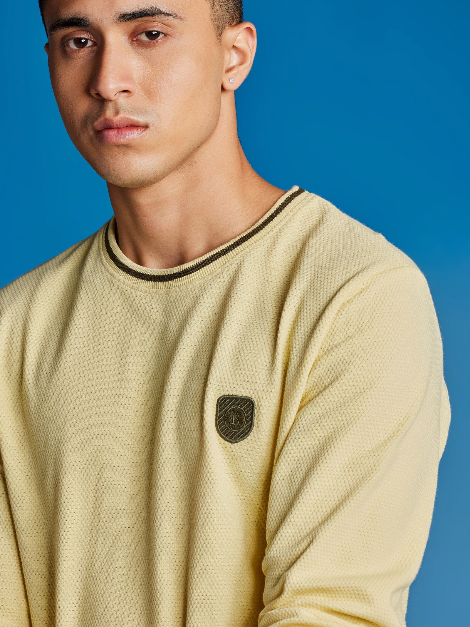 Yellow Popcorn Full Sleeve T-Shirt