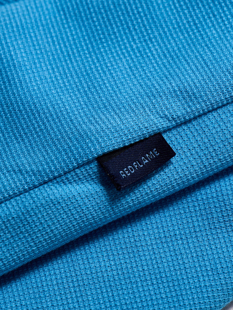Sky Blue Solid Polo T-Shirt