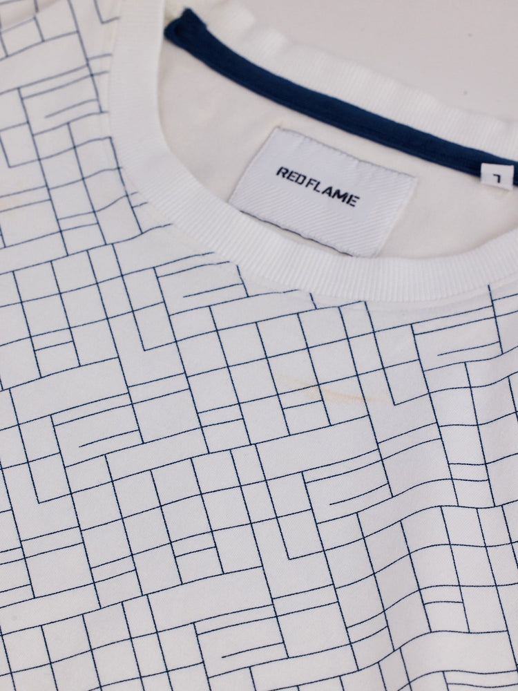White Printed T-Shirt