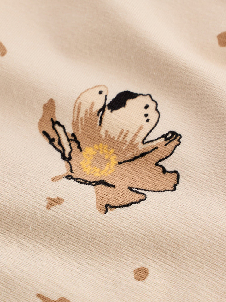 Cream Printed T-Shirt