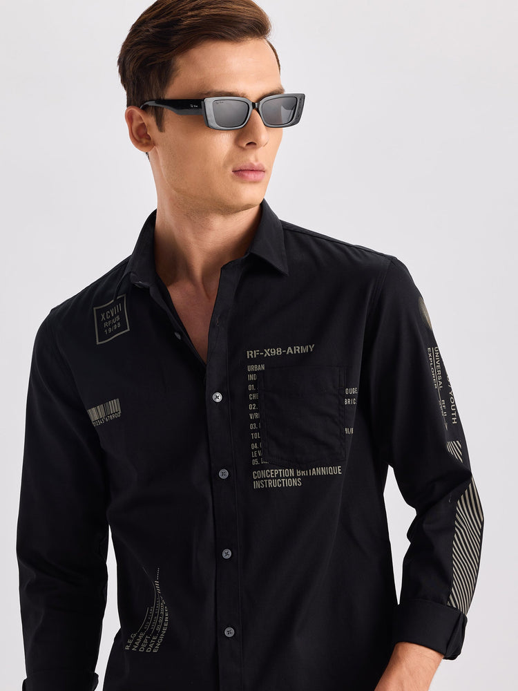 Black Street Wear Shirt