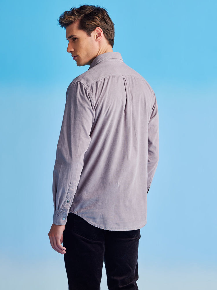 Grey Corduroy Urban Shirt