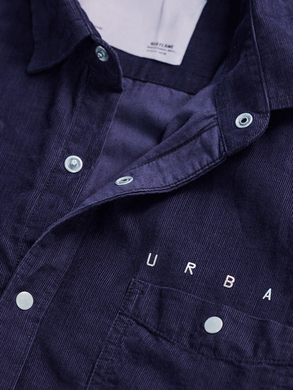 Navy Corduroy Urban Shirt