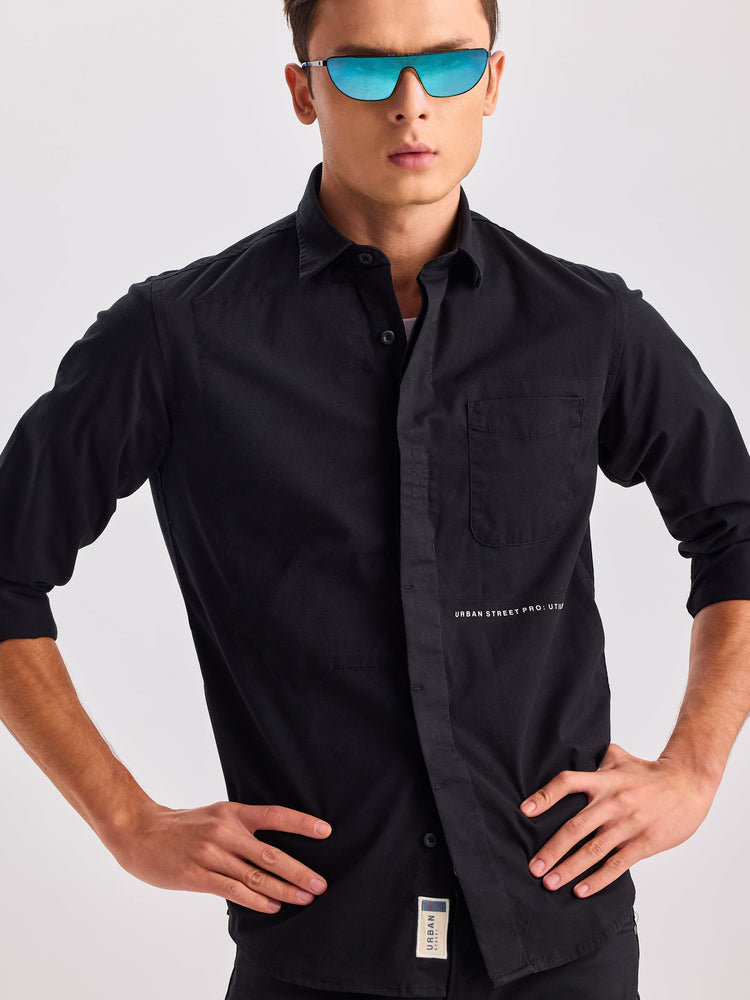 Black Street Wear Shirt