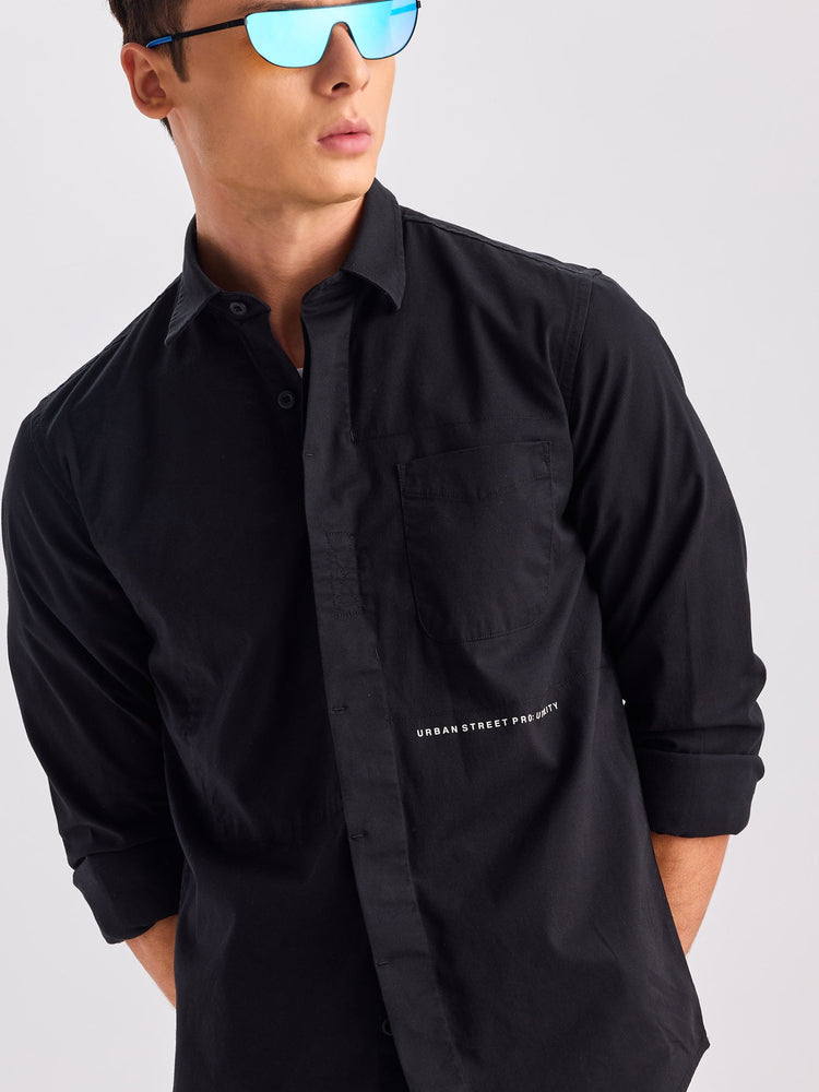 Black Street Wear Shirt