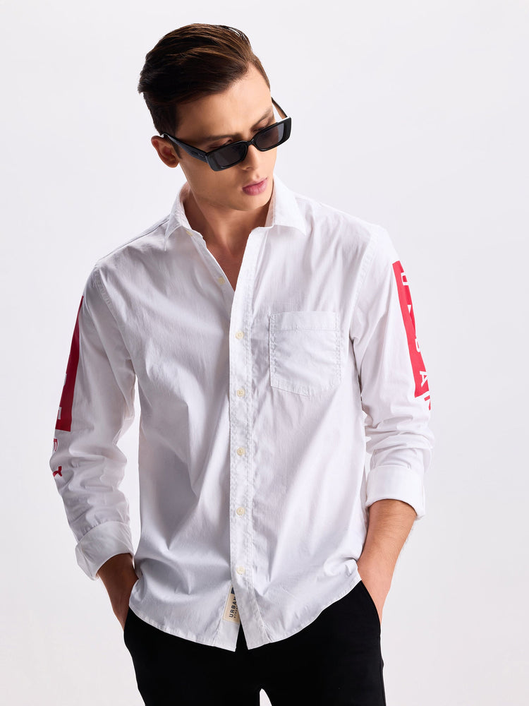 White Street Wear Shirt