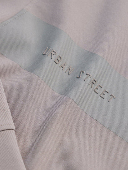 Grey Twill Crew Neck Sweatshirt