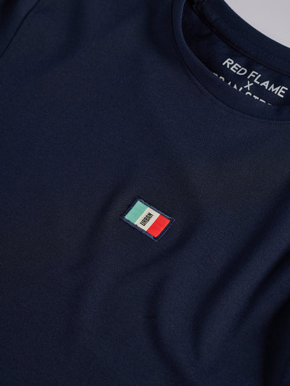 Navy Solid Stretch Urban T-Shirt