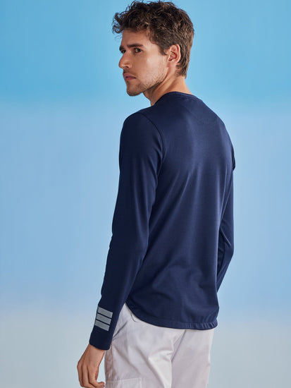 Navy Solid Stretch Urban T-Shirt