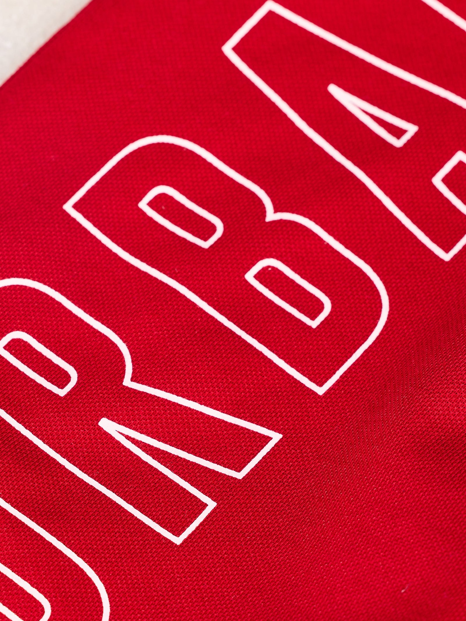 Red Chest Print Urban T-Shirt