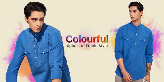 Kurta for Holi - Banner