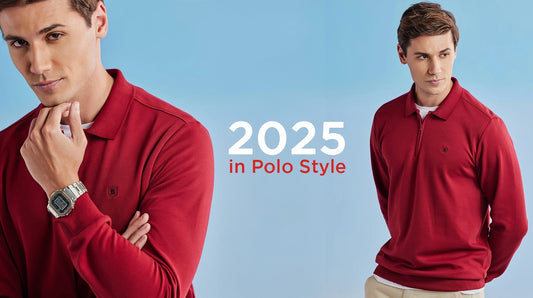 polo sweatshirt banner - Red Flame